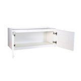 Design House Brookings 36-in W x 21-in H x 12-in D White Maple Wall Ready To Assemble Plywood Cabinet (Recessed Panel Shaker Door Style)