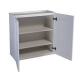 Design House Brookings 27-in W x 30-in H x 12-in D White Maple Wall Ready To Assemble Plywood Cabinet (Recessed Panel Shaker Door Style)