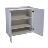 Design House Brookings 30-in W x 30-in H x 12-in D White Maple Wall Ready To Assemble Plywood Cabinet (Recessed Panel Shaker Door Style)