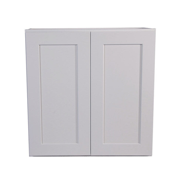 Design House Brookings 30-in W x 30-in H x 12-in D White Maple Wall Ready To Assemble Plywood Cabinet (Recessed Panel Shaker Door Style)