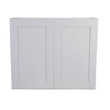 Design House Brookings 36-in W x 24-in H x 12-in D White Maple Wall Fully Assembled Plywood Cabinet (Recessed Panel Shaker Door Style)