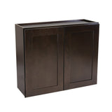 Design House Brookings 33-in W x 36-in H x 12-in D Espresso Maple Wall Ready To Assemble Plywood Cabinet (Recessed Panel Shaker Door Style)