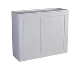 Design House Brookings 36-in W x 36-in H x 12-in D White Maple Wall Fully Assembled Plywood Cabinet (Recessed Panel Shaker Door Style)