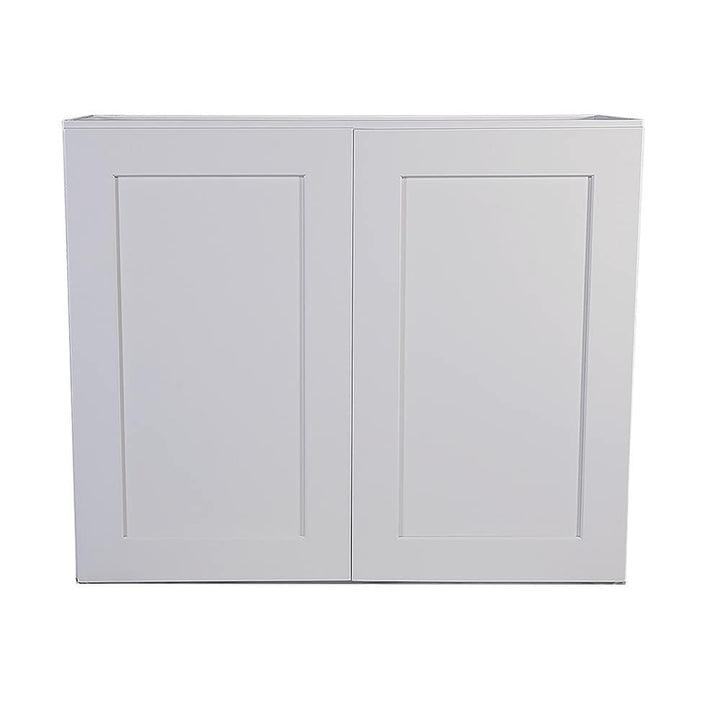 Design House Brookings 33-in W x 24-in H x 12-in D White Maple Wall Ready To Assemble Plywood Cabinet (Recessed Panel Shaker Door Style)