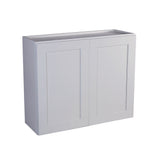 Design House Brookings 36-in W x 30-in H x 12-in D White Maple Wall Fully Assembled Plywood Cabinet (Recessed Panel Shaker Door Style)