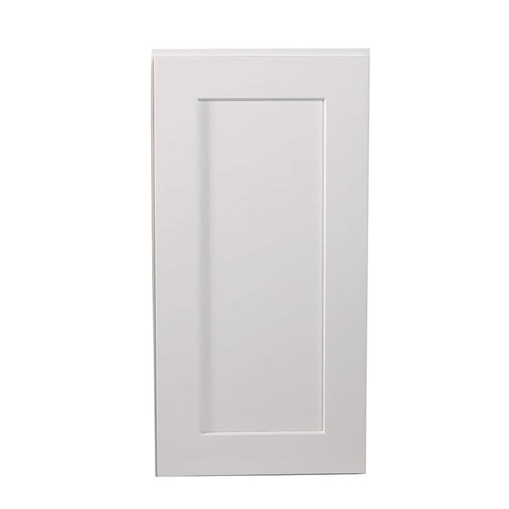 Design House Brookings 18-in W x 30-in H x 12-in D White Maple Wall Fully Assembled Plywood Cabinet (Recessed Panel Shaker Door Style)