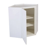 Design House Brookings 24-in W x 30-in H x 12-in D White Maple L-shaped Corner Wall Fully Assembled Plywood Cabinet (Recessed Panel Shaker Style)