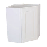 Design House Brookings 24-in W x 30-in H x 12-in D White Maple L-shaped Corner Wall Fully Assembled Plywood Cabinet (Recessed Panel Shaker Style)
