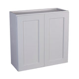 Design House Brookings 30-in W x 24-in H x 12-in D White Maple Wall Fully Assembled Plywood Cabinet (Recessed Panel Shaker Door Style)