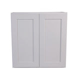 Design House Brookings 30-in W x 24-in H x 12-in D White Maple Wall Fully Assembled Plywood Cabinet (Recessed Panel Shaker Door Style)