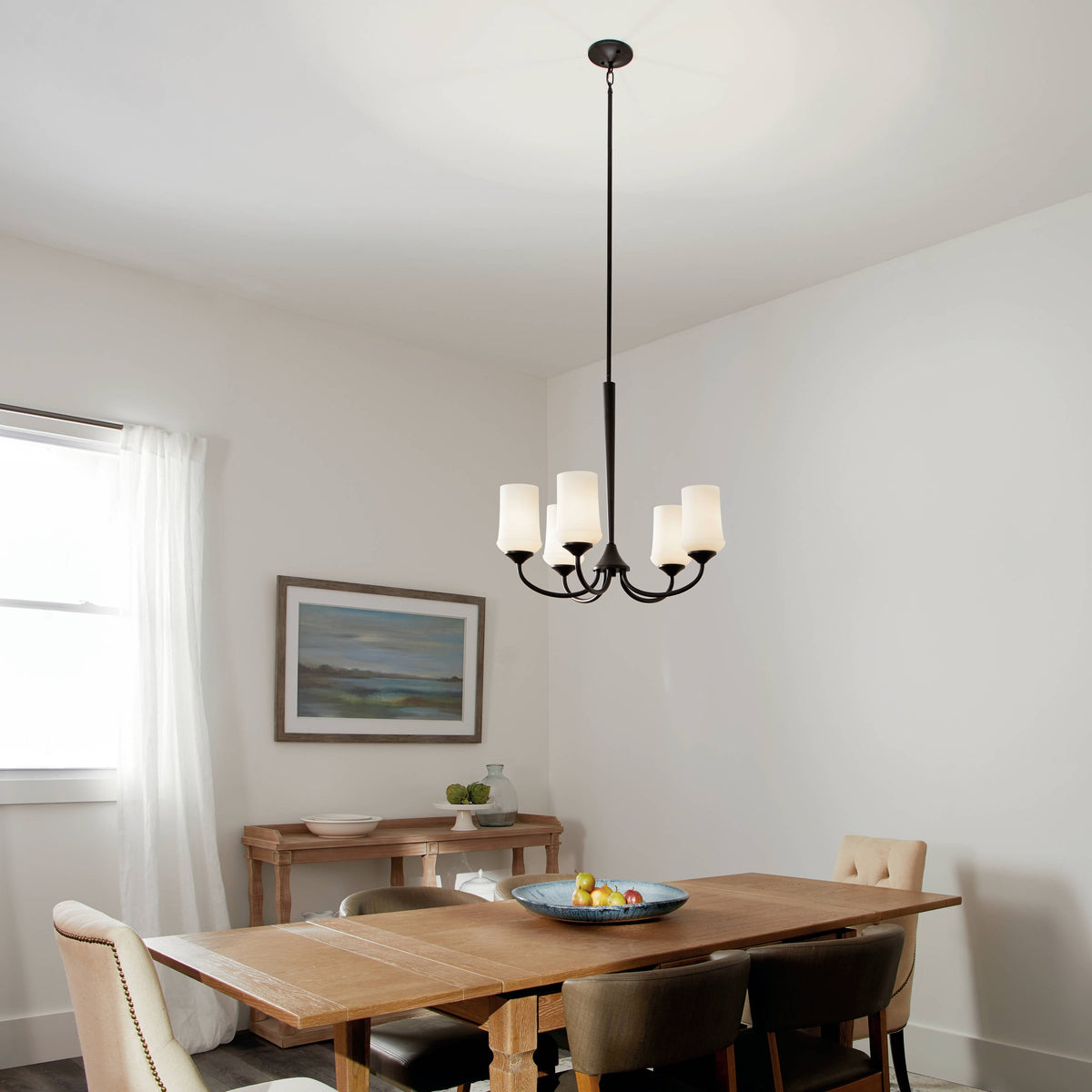 Kichler Aubrey 5-Light Antique Bronze Transitional Chandelier