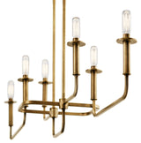 Kichler Alden 6-Light Polished Gold Transitional Chandelier