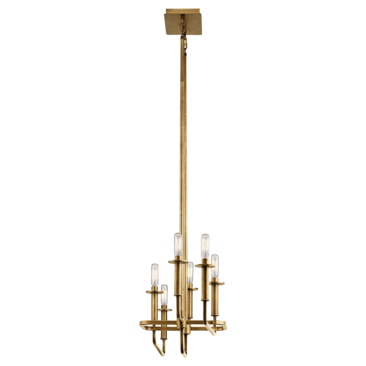 Kichler Alden 6-Light Polished Gold Transitional Chandelier