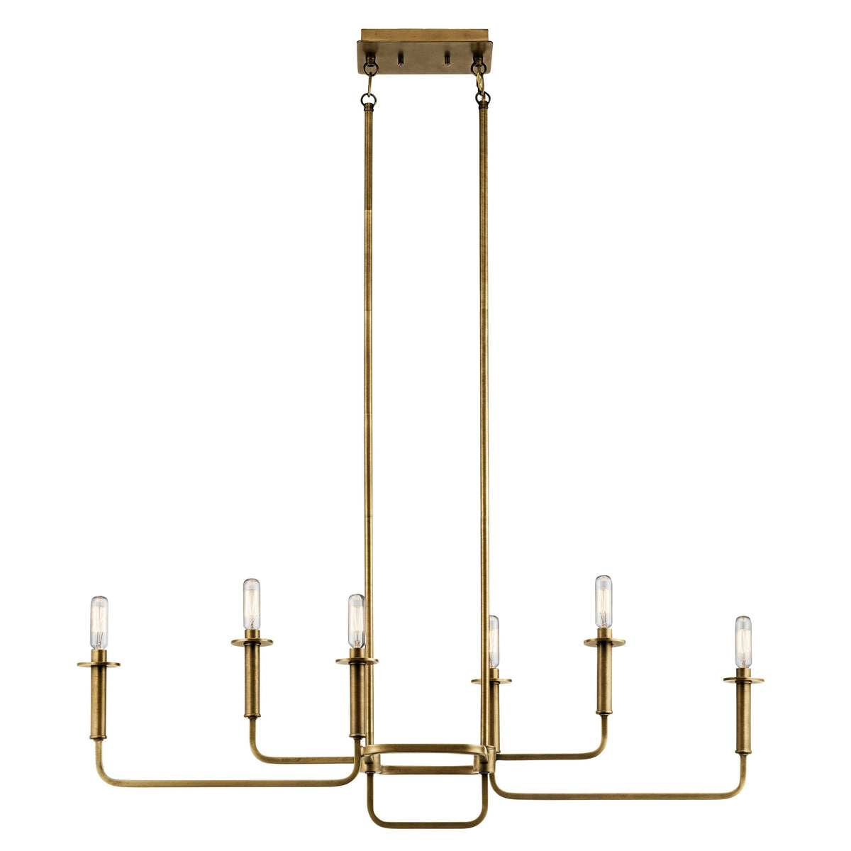 Kichler Alden 6-Light Polished Gold Transitional Chandelier