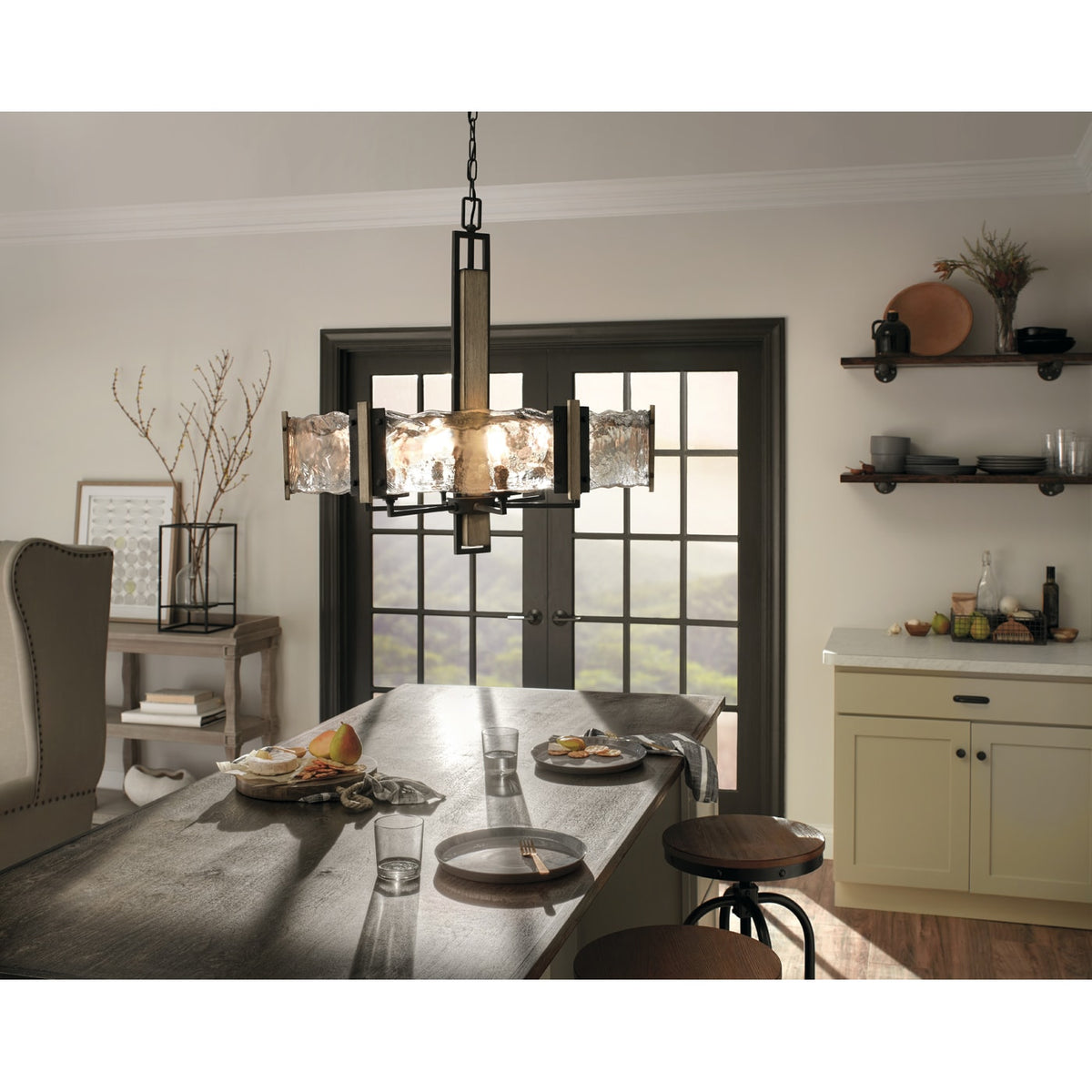 Kichler Aberdeen 6-Light Bronze Modern/Contemporary Chandelier