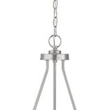 Progress Lighting Strahan 3-Light Brushed Nickel Transitional Chandelier