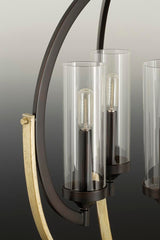 Progress Lighting Evoke 3-Light Antique Bronze Transitional Chandelier