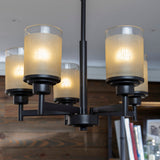 Progress Lighting Alexa 5-Light Antique Bronze Transitional Chandelier