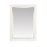 Avanity Allie/Austen 22-in x 28-in Surface Mount White Mirrored Soft Close Medicine Cabinet