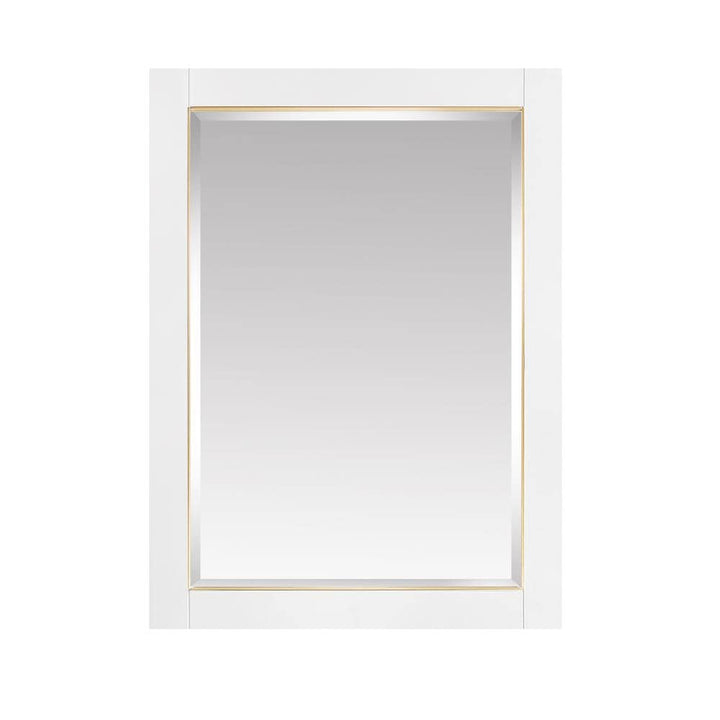 Avanity Allie/Austen 22-in x 28-in Surface Mount White Mirrored Soft Close Medicine Cabinet