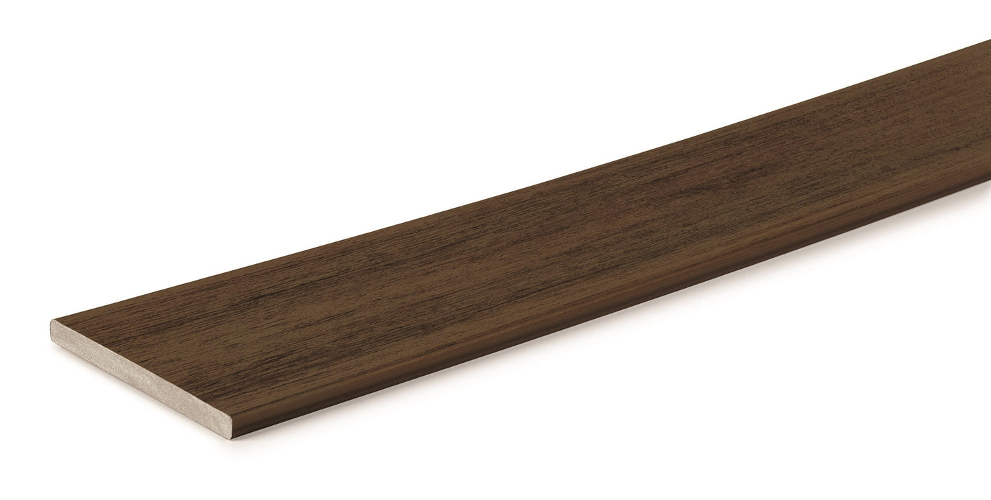 TimberTech Reserve 1/2-in x 8-in x 12-ft Dark Roast Square Composite Riser Deck Board