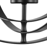 Progress Lighting Equinox 5-Light Matte Black Transitional Chandelier