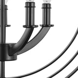 Progress Lighting Equinox 5-Light Matte Black Transitional Chandelier