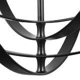 Progress Lighting Equinox 6-Light Matte Black Transitional Chandelier