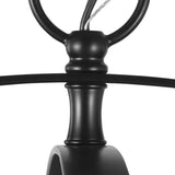 Progress Lighting Equinox 6-Light Matte Black Transitional Chandelier