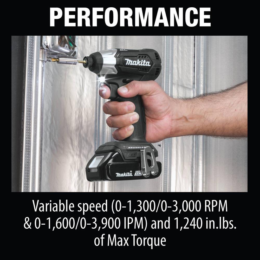 18-Volt 3-Piece LXT Sub-Compact Brushless Combo Kit with bonus 18-Volt LXT Lithium-Ion Compact Battery Pack 2.0Ah - Super Arbor