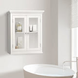 Teamson Home Madison 20-in x 24-in x 7-in White Bathroom Wall Cabinet