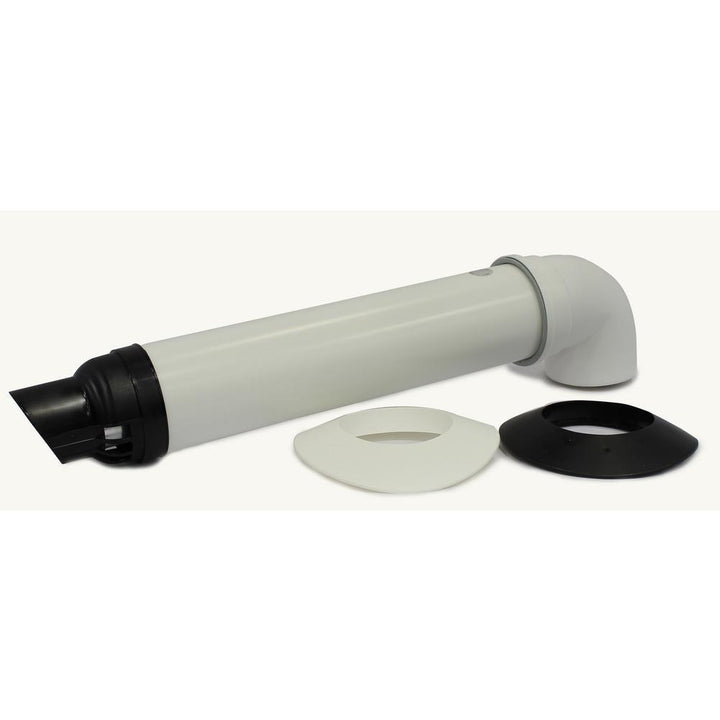 21 in. Plastic Universal Non-Condensing Horizontal Vent Termination Kit for Rinnai HE and HE+ Tankless Water Heaters - Super Arbor