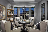 Progress Lighting Equinox 4-Light Antique Bronze Transitional Globe Medium Hanging Pendant Light