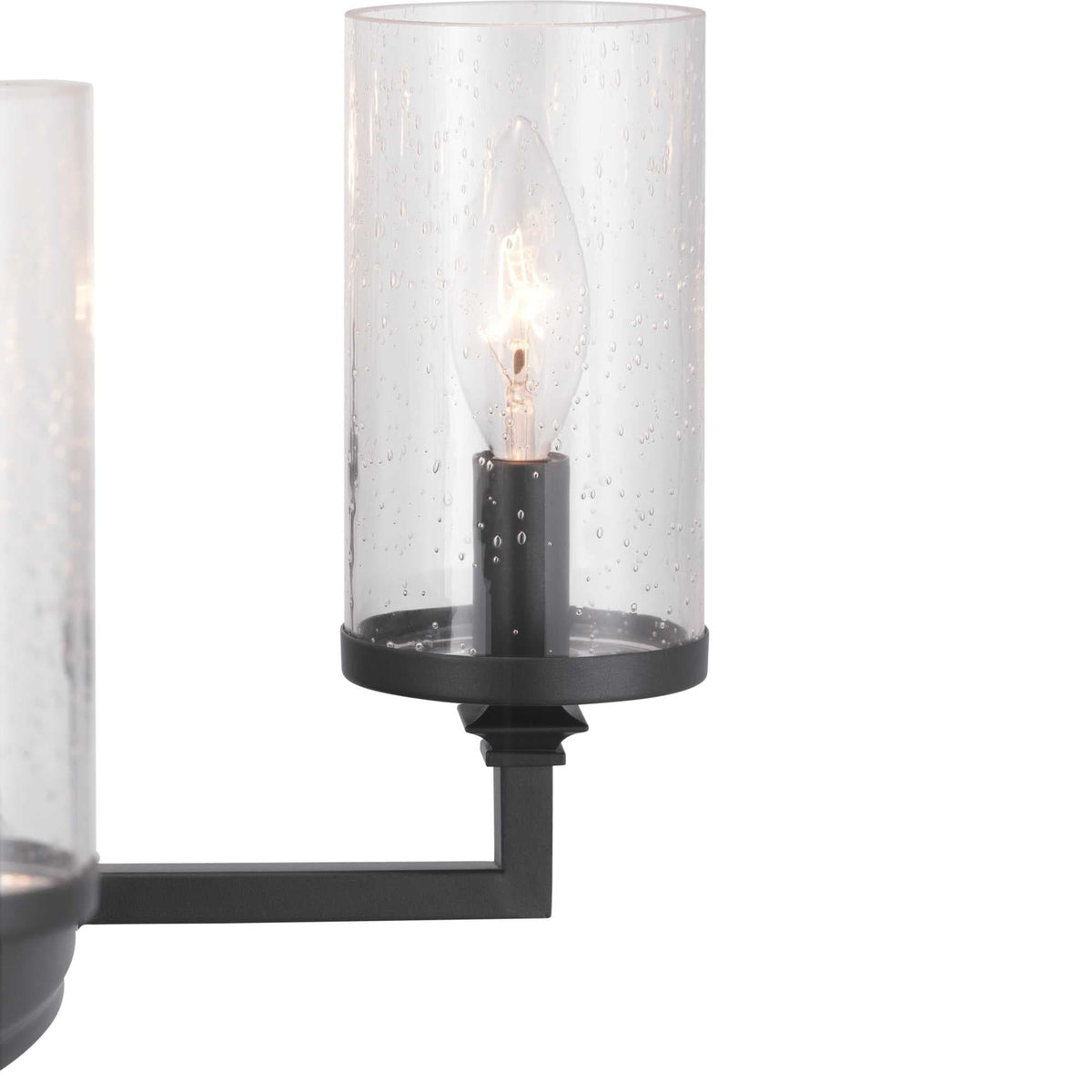 Progress Lighting Gresham 6-Light Black Transitional Chandelier