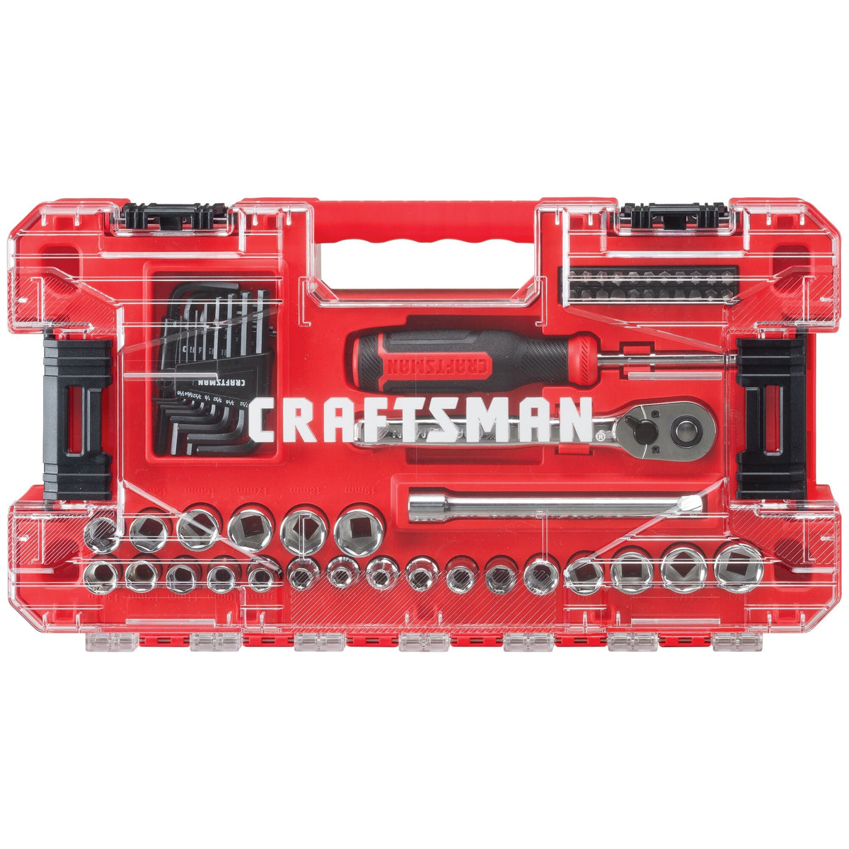 Craftsman 63-Piece Mechanic's Tool Set – SAE & Metric, 3/8" Drive (VERSASTACK)