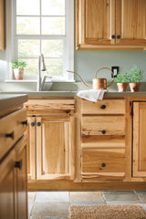 Diamond NOW Denver 21-in W x 30-in H x 12-in D Natural Rustic Hickory Wall Fully Assembled Cabinet (Raised Panel Square Door Style)