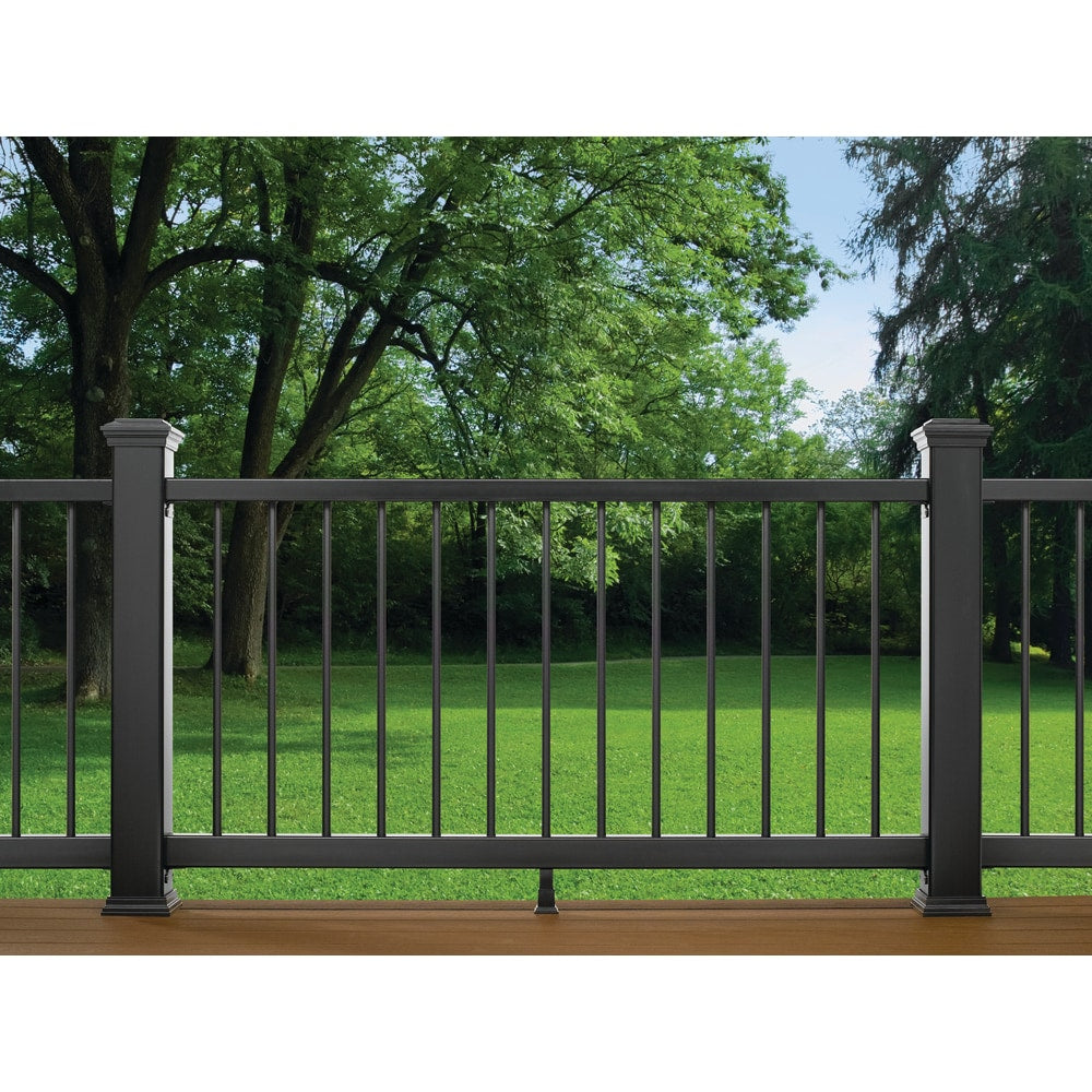 Trex Enhance 6-ft x 42-in Charcoal Black Composite Deck Rail Kit