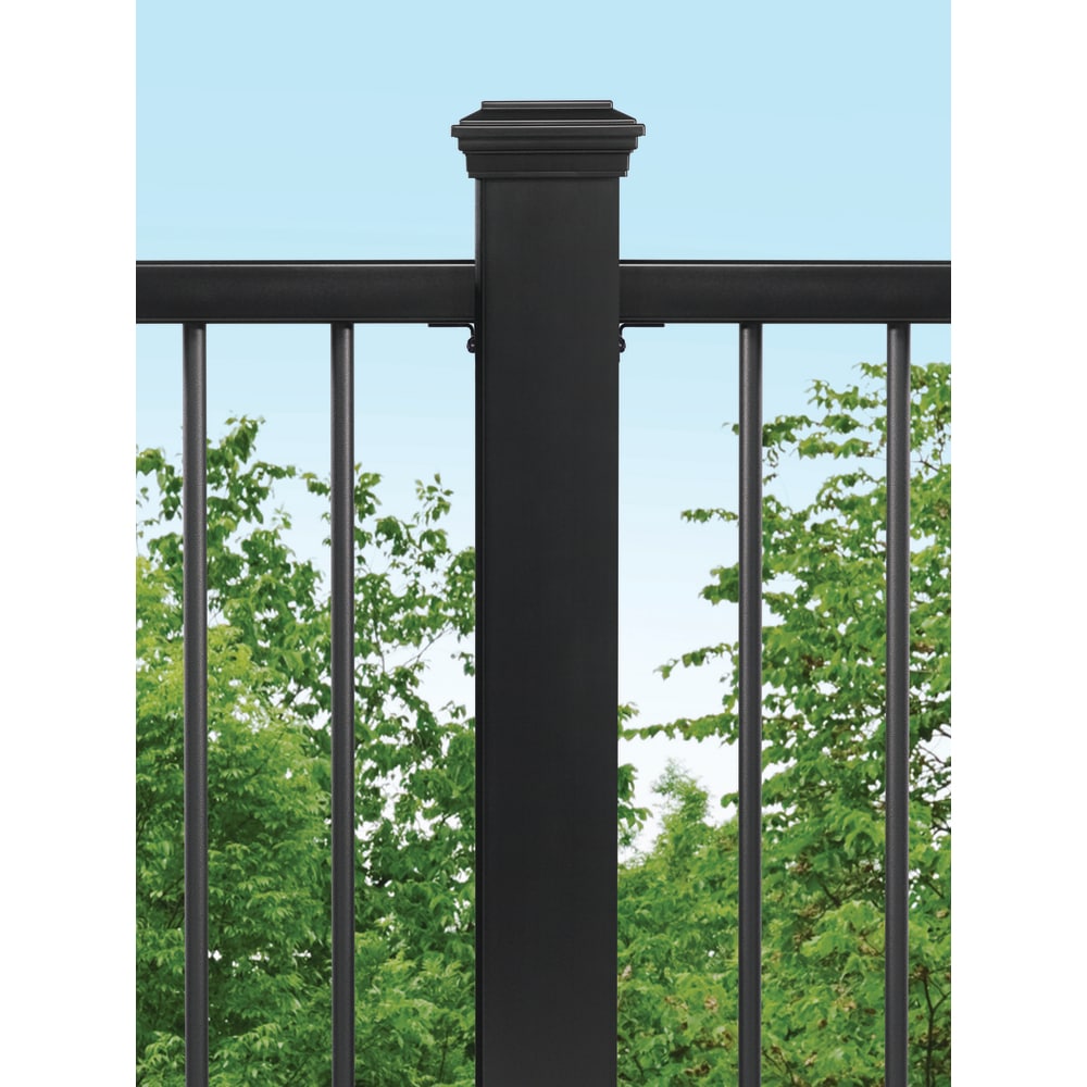 Trex 4.45-in x 4.45-in x 4-1/2-ft Charcoal Black Composite Deck Post Sleeve