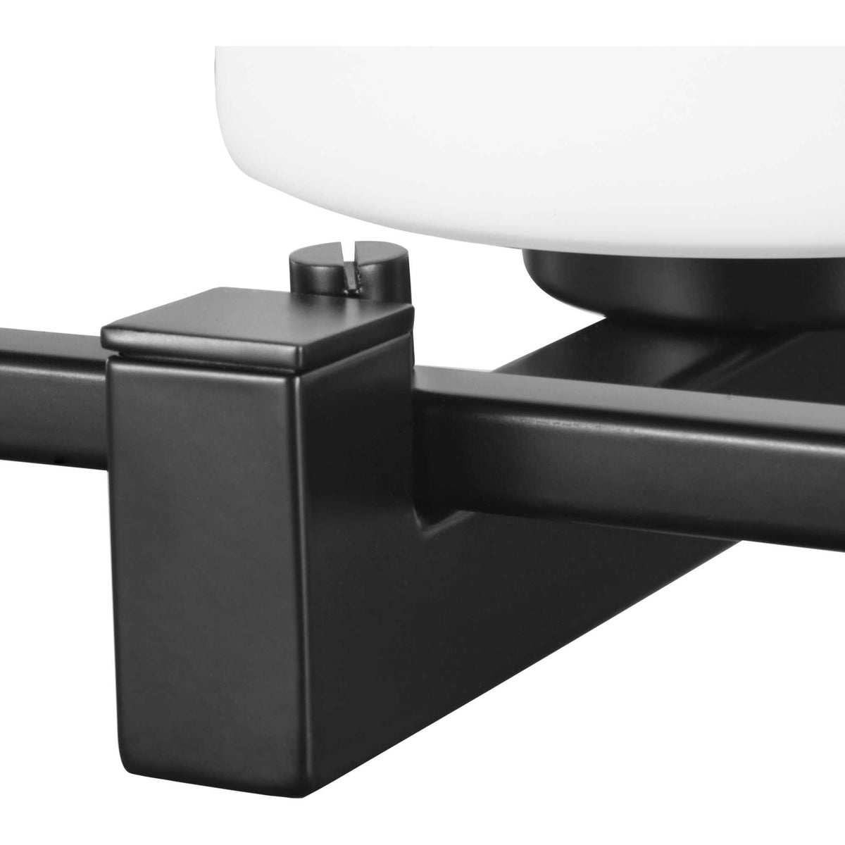 Progress Lighting Chadwick 4-Light Matte Black Modern/Contemporary Chandelier