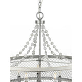 Progress Lighting Austelle 5-Light Gray Farmhouse Chandelier