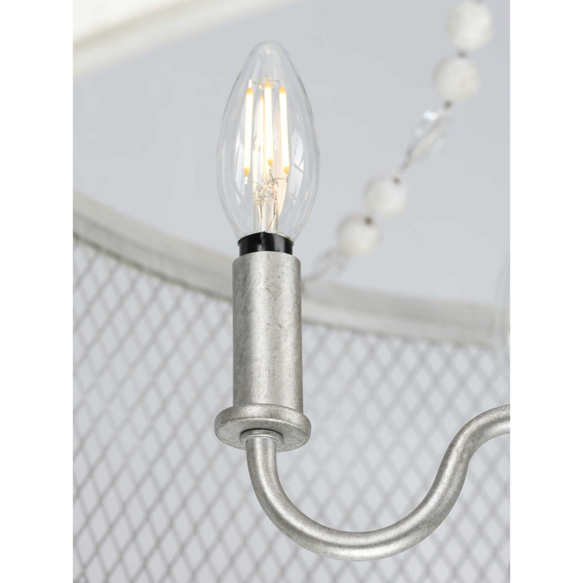 Progress Lighting Austelle 5-Light Gray Farmhouse Chandelier