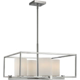 Progress Lighting Chadwick 4-Light Brushed Nickel Modern/Contemporary Chandelier