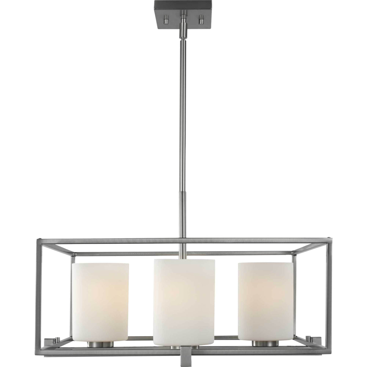 Progress Lighting Chadwick 4-Light Brushed Nickel Modern/Contemporary Chandelier