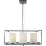 Progress Lighting Chadwick 4-Light Brushed Nickel Modern/Contemporary Chandelier