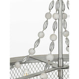 Progress Lighting Austelle 4-Light Gray Farmhouse Chandelier