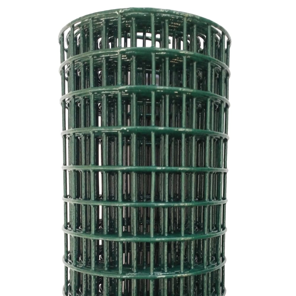 Acorn International 5-ft x 2-ft 19-Gauge Green Galvanized Steel Hardware Cloth Rolled Fencing with Mesh Size 1/2-in x 1/2-in