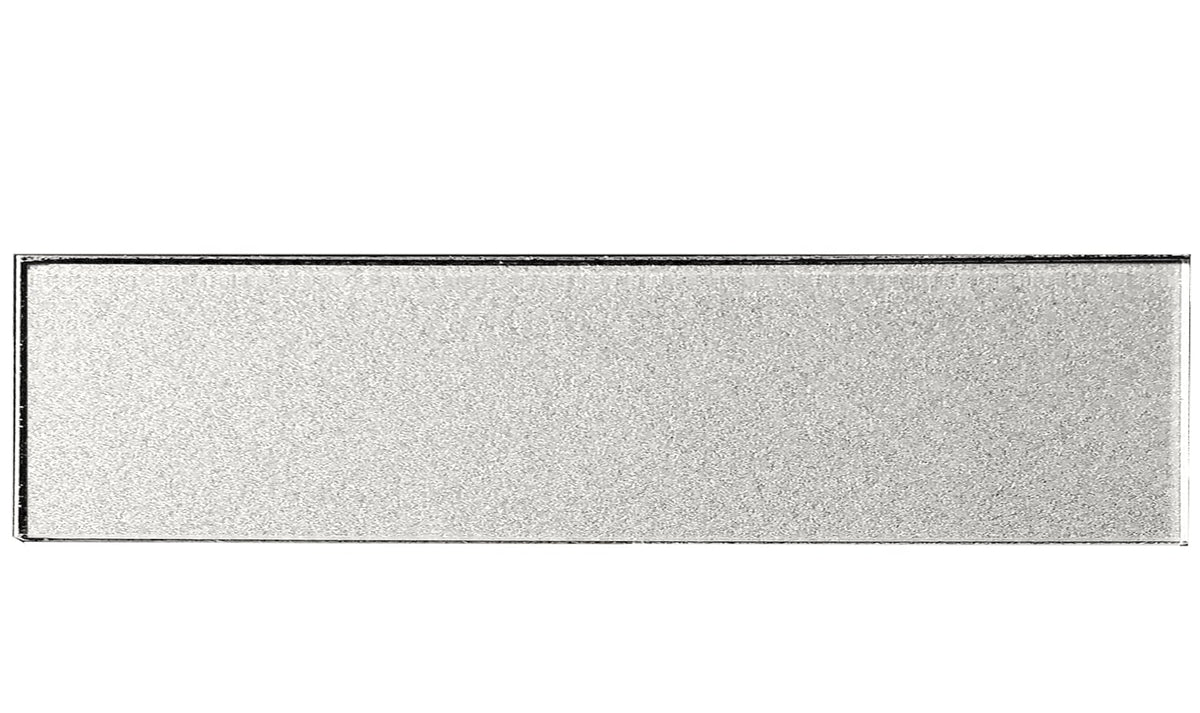 Abolos Custom Decor Metallic Silver 2-in x 8-in Glossy Glass Subway Peel and stick Wall Tile product image