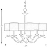 Progress Lighting Inspire 6-Light Antique Bronze Traditional Chandelier