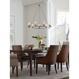 Progress Lighting Debut 9-Light Brushed Nickel Farmhouse Chandelier