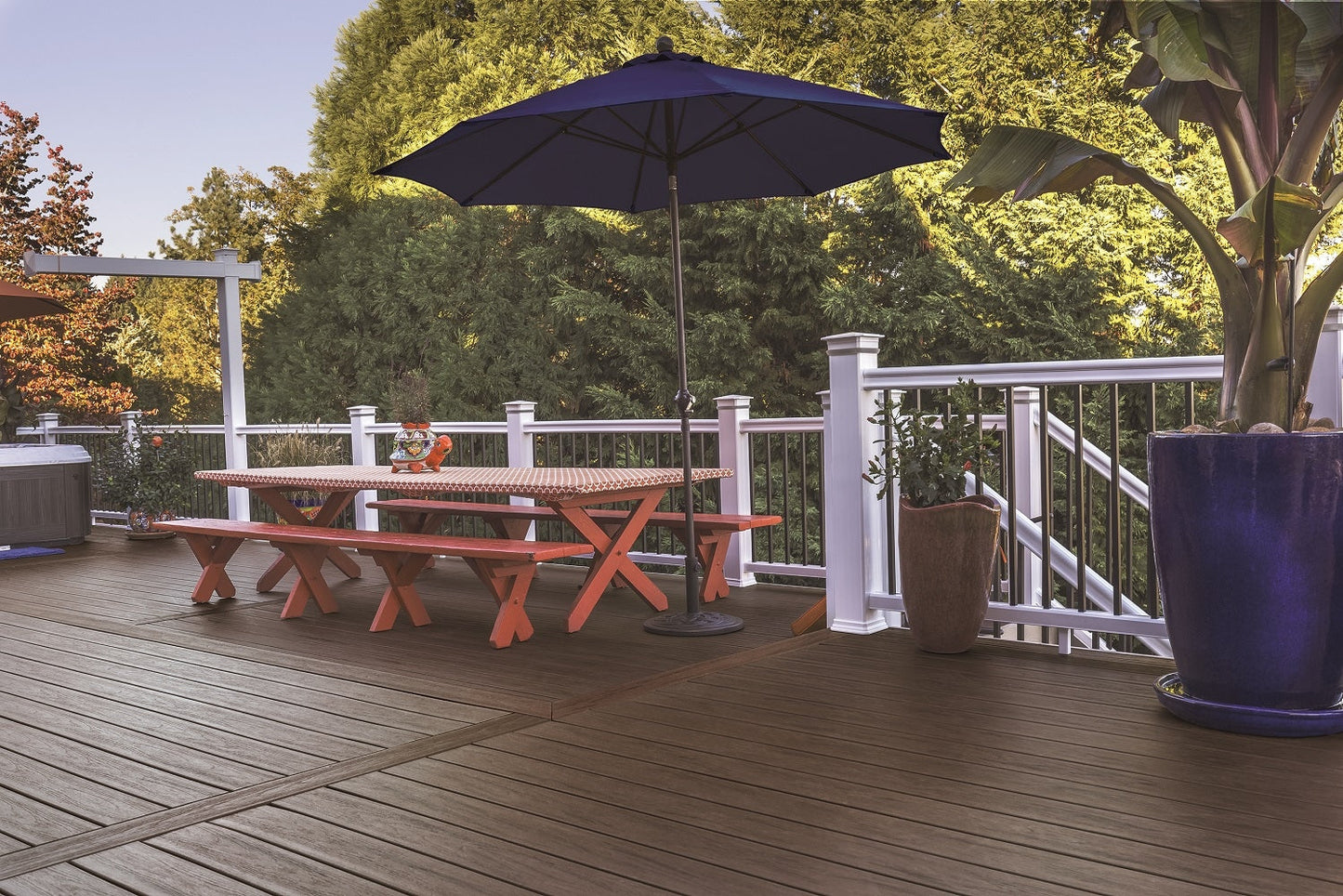 TimberTech Reserve 1/2-in x 8-in x 12-ft Dark Roast Square Composite Riser Deck Board